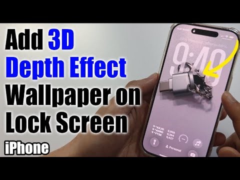 iPhone iOS 26: How to Add 3D Depth Effect Wallpaper on Lock Screen