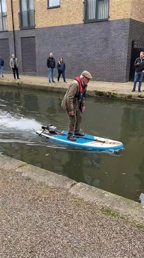 High-Speed Paddle Boarding Adventures on British Canals