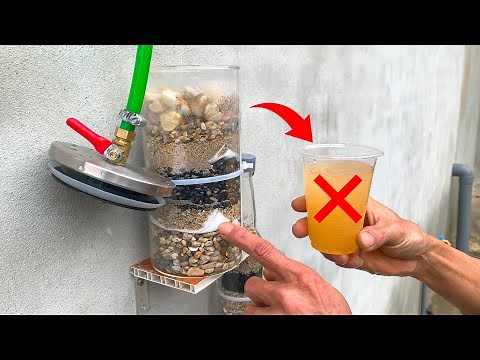 How to Turn Dirty Water into Clean Water in Just 2 Minutes! DIY Water Filter from Glass Bottles