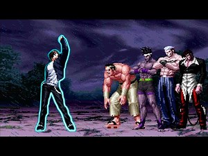 [KOF Mugen] Neo Kyo vs KOF Bosses Team