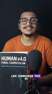 Give this prompt | Human V4 final curriculum #ai #techtrends #tech #futuretech #shorts #english