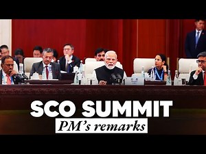 LIVE: PM Modi’s remarks during the SCO Summit in Tianjin, China