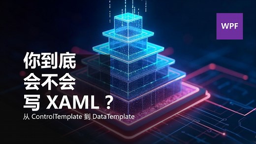 【.NET】来看看 WPF 的各种模板到底是什么吧
