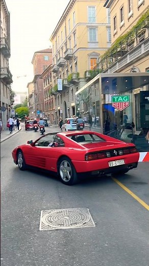 Una Ferrari da Sogno a Milano 🇮🇹🔥 | Via Montenapoleone