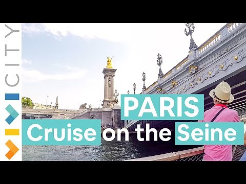Cruise on the Seine aboard the Bateaux-Mouches. Paris - France
