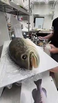 How cool is this 🐟 grooms cake? 💚 We loved getting to make this grooms cake dreams come true!