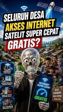 Apa Jadinya desa dikasih akses internet cepat gratis? 🚀 #shorts