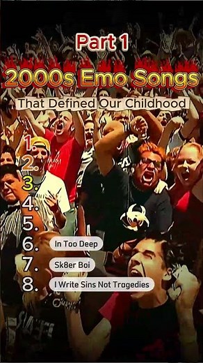 2000s Emo Songs That Defined Our Childhood 💀🔥