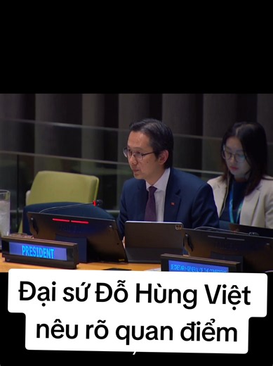 Thẳng thắn và trực diện nhưng không để mất lòng ai: Đại sứ Đỗ Hùng Việt tại Liên hợp quốc trước các đại biểu tham gia góp ý cho văn bản NPT #DoHungViet #BoNgoaiGiao #NPT #UN #DAV