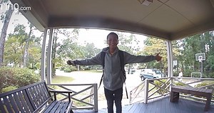 Assistant Principal Mom Uses Ring Camera to Take Son's First Day of School Photo While Welcoming Her Own Students