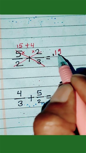 Fractions Explained Clearly – Addition Method #mathtrick #maths #mathematica #mathematics #education