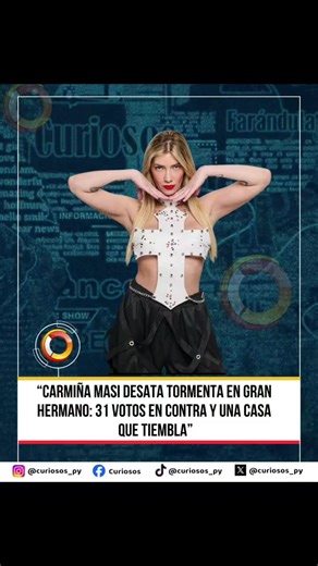 A días de haber ingresado a la casa más famosa del país vecino, Carmiña Masi ya armó verdadero sarambi. La mediática paraguaya no tardó nada en hacerse notar: discutió con varios participantes, marcó postura fuerte dentro del juego y logró que tanto la prensa como los creadores de contenido estén pendientes de cada uno de sus movimientos. Desde un programa de asha, analizaron su juego y hasta deslizaron un comentario que generó debate: que de tan frontal y arrogante “parece argentina”, por su fo