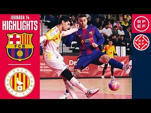 Resumen #PrimeraDivisiónFS | Barça 5-1 Industrias Santa Coloma | Jornada 14
