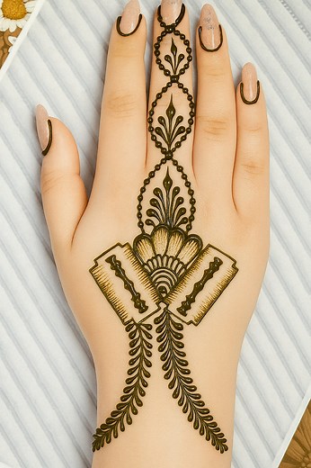 رشمة سهلة #henna #hindi #ad #reelschallenge #reelsvideoシ #HennaArtist #hennadesign #hindisong #rnb #artist | Fatima Mesker