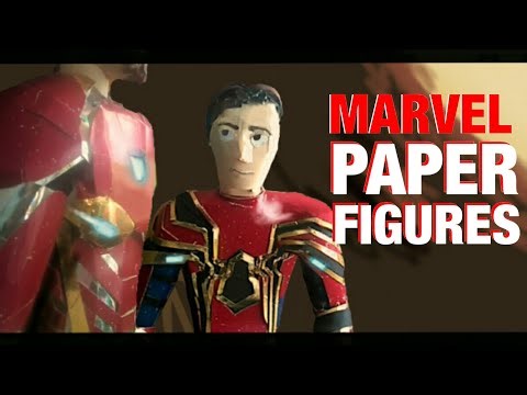 When i tried recreating marvel movies with paper figures