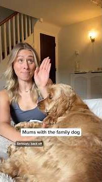 Mums with the family dog
