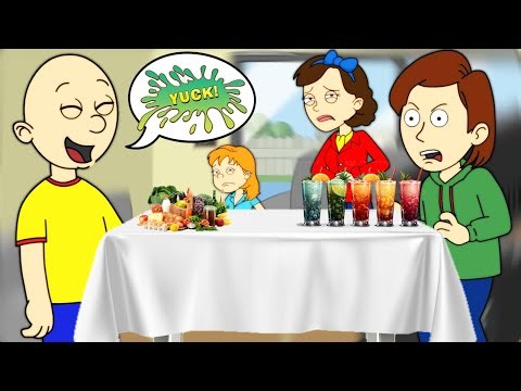 Caillou ruins breakfast by talking gross things/Grounded