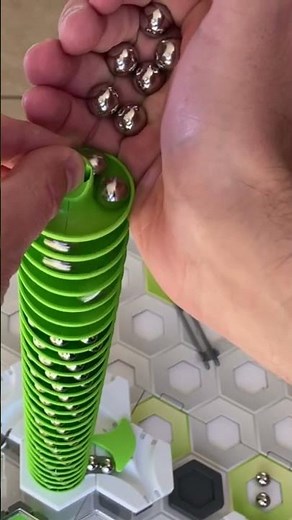 TIMBER! Will this GraviTrax marble spiral fall down?