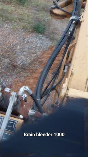 whoever is operating this Case 560 trencher must take a lot of advil and ibuprofen 😆 #mechanic #case