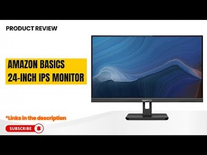 Amazon Basics 24-Inch IPS Monitor Review 2025 – FHD 75Hz, HDMI, DisplayPort, Built-In Speakers
