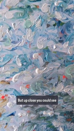 9.3K views · 142 reactions | Join me in my studio! ✨  Do you love texture as much as I do?! Comment “Rescued” for a secret promotional code to save 10% on prints and Limited Editions. | Iris Scott | Facebook