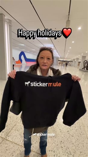 Sticker Mule Steve is spreading holiday cheer! 🥳🎄✨ #StickerMule #Stickers #FreeMoneyCommunity | Sticker Mule
