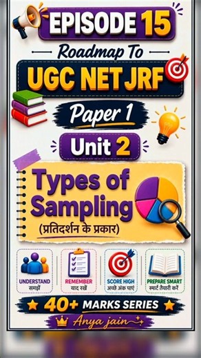 Types of Sampling | Probability & Non-Probability Sampling | UGC NET Paper 1 | Ep. 15 #ugcnet#paper1