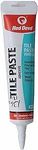 Red Devil 0497 6 Pack 5.5 oz. Tile Paste Adhesive Squeeze Tube, White