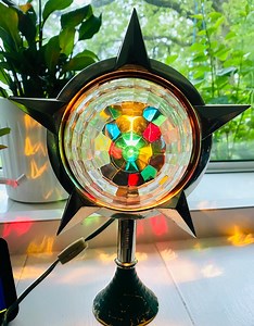 Vintage Bradford Celestial Star Rotating Light Tree Topper Atomic Christmas | Lighted Christmas - Etsy