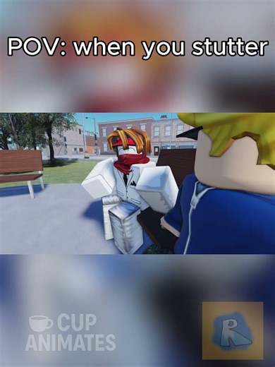 POV: when you stutter #stutter #roblox #animation #animationmeme #shorts #random