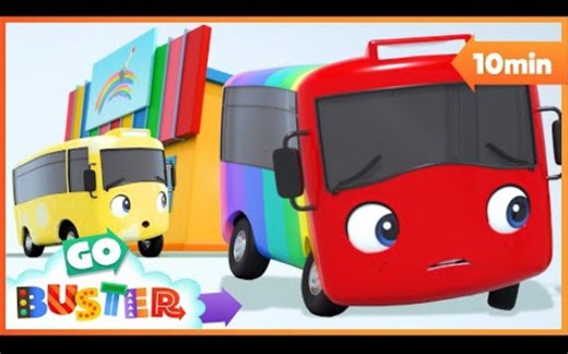 Buster Changes Color Sing Along with Buster 宝宝英语启蒙动画片 少儿幼儿英语启蒙动画