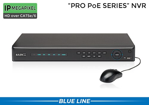 4 Camera POE Network Video Recorder (Remote PC, Tablet, and Cell Viewing)