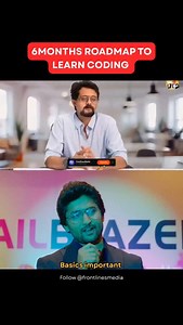 6 Months Roadmap to Learn Coding . . . . . . #flm #flm_devops #coding | Frontlines Media