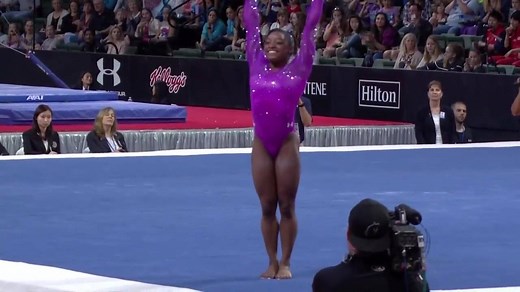 50M views · 554K shares | You MUST WATCH Simone Biles' BRAND NEW floor routine! #PacRim2016 #RoadToRio | NBC Olympics & Paralympics | Facebook