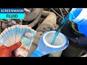 How to fill Windscreen Wiper Fluid on your Car ALWAYS use Screenwash Concentrate and save Money 💰