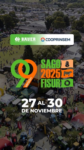 Optimiza tu riego con tecnología inteligente. Conoce las soluciones Bauer, respaldadas por la experiencia técnica de Cooprinsem. 📍Te esperamos en Sago Fisur 2025, del 27 al 30 de noviembre en Osorno. Riego eficiente, tecnología austriaca, soporte local. Más información en cooprinsem.cl | Cooprinsem