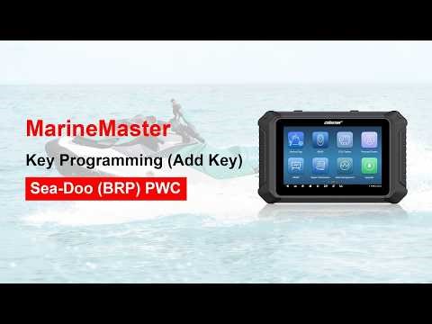OBDSTAR MarineMaster Key Programming Functions Demo for Sea Doo BRP PWC
