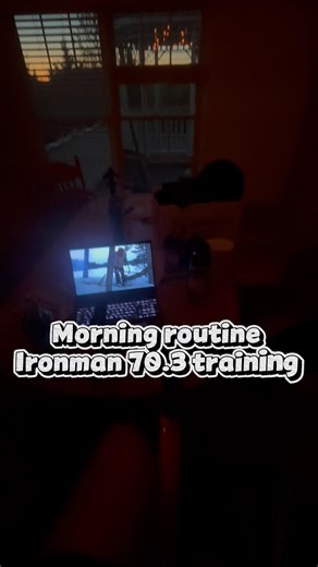 A quick morning routine for Ironman 70.3 training #ironman703 #morningroutine #training