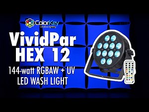 VividPar HEX 12 | 144-watt RGBAW + UV LED Wash Light