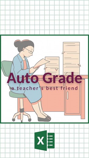 1M views · 4.3K reactions | Auto grading in Excel‼️ ️ Don’t forget to save this post! 六‍ Get your FREE Excel templates with the link in our bio! 勞 Follow us on TikTok, YouTube, Twitter, Threads, and more with the link in our bio! #excel #exceltips #exceltricks #spreadsheets #corporate #accounting #finance #workhacks #tutorials | CheatSheets | Facebook