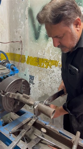 Vintage Old Lathe Spring Making | Simple Iron Wire Spring | Traditional Workshop Skills #shorts