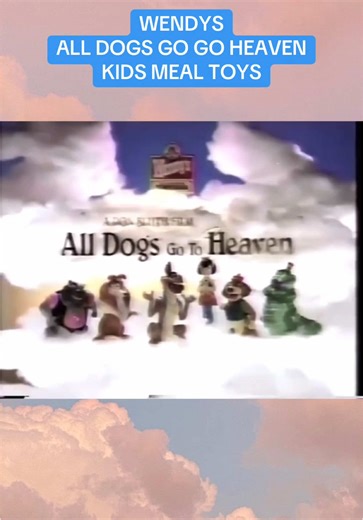 Anyone remember these All Dogs Go To Heaven Wendy’s meal toys?