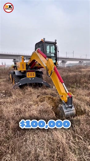 Loader + Excavator in One Machine 😱🔥 #shorts