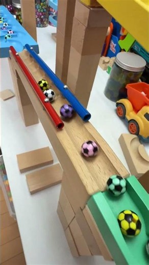 Marble Run 209 マーブルラン Colorful Marbles #ビー玉転がし #marblerace #マーブルラン #marblerun #asmr #haba #小さな大工さん