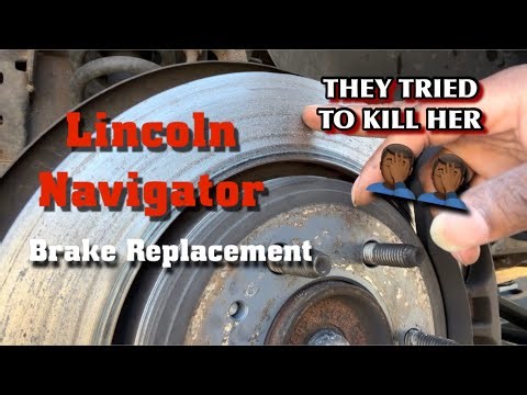 Lincoln Navigator Brake Replacement part 2