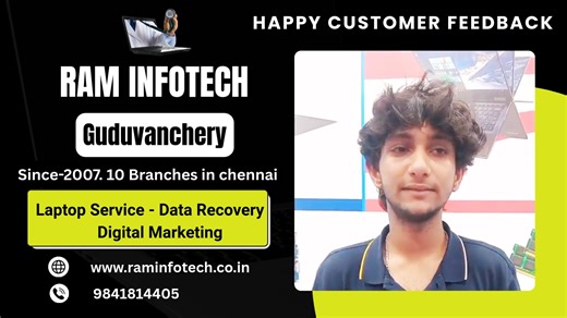 senthil kumar on Instagram: "Facing laptop software issues in Guduvanchery? Ram Infotech – Guduvanchery provides expert solutions for OS errors, slow performance, virus removal, and software troubleshooting. ✔️ OS installation & upgrade ✔️ Software error fixing & optimization ✔️ Virus & malware removal ✔️ Professional support since 2007 📍 Ram Infotech – Guduvanchery, Chennai 📞 Call: 98405 15411 🌐 www.raminfotech.net #guduvancherylaptopservice #laptopsoftwarerepair #softwareproblemfix #raminfo