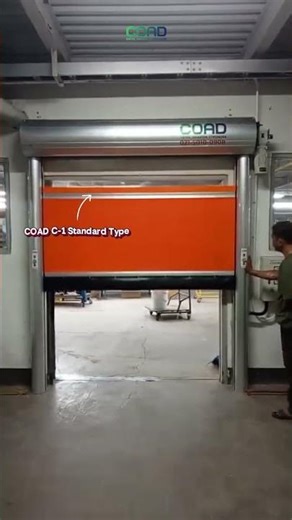 High Speed Door COAD untuk Area Spray Coating #highspeeddoor