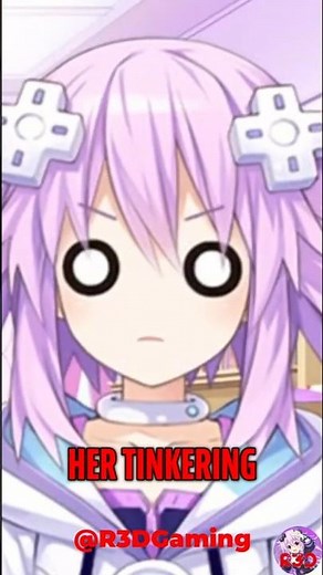 Neptune's Sister's Machine Tinkering F*tish! #Hyperdimension #Neptunia #Nepgear #Noire #Shorts