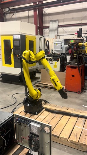 Used Fanuc M10iD/8L R30iB Plus under Power. Currently for sale! www.rabindustries.com
