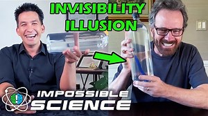 Ever wondered how YOU can possess the power of invisibility? In this episode of Impossible Science At Home, Jason Latimer teaches you the science of refraction with a little help from Bryan Cranston! WHAT YOU NEED Water Bottle 2 x Pens (must be identical) Handful of Paperclips Impossible Science is a production of WonderFirst and Sony Pictures Television. #ImpossibleScienceExperiments #JasonLatimer #Refraction #bryancranston | Impossible Science